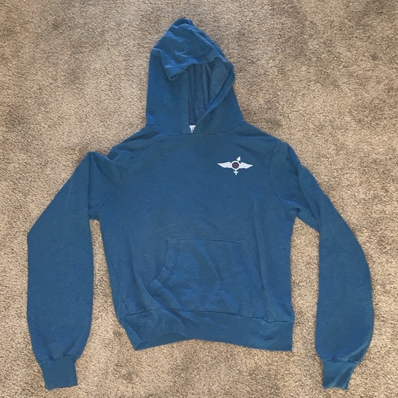 WILDFOX Sweatshirt Hoodie Mile High- size small - Picture 2 of 5